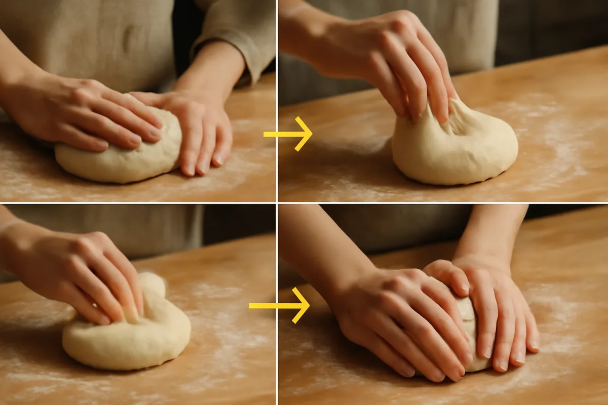 Come impastare a mano senza fatica? la sequenza di movimenti che svolta tutto