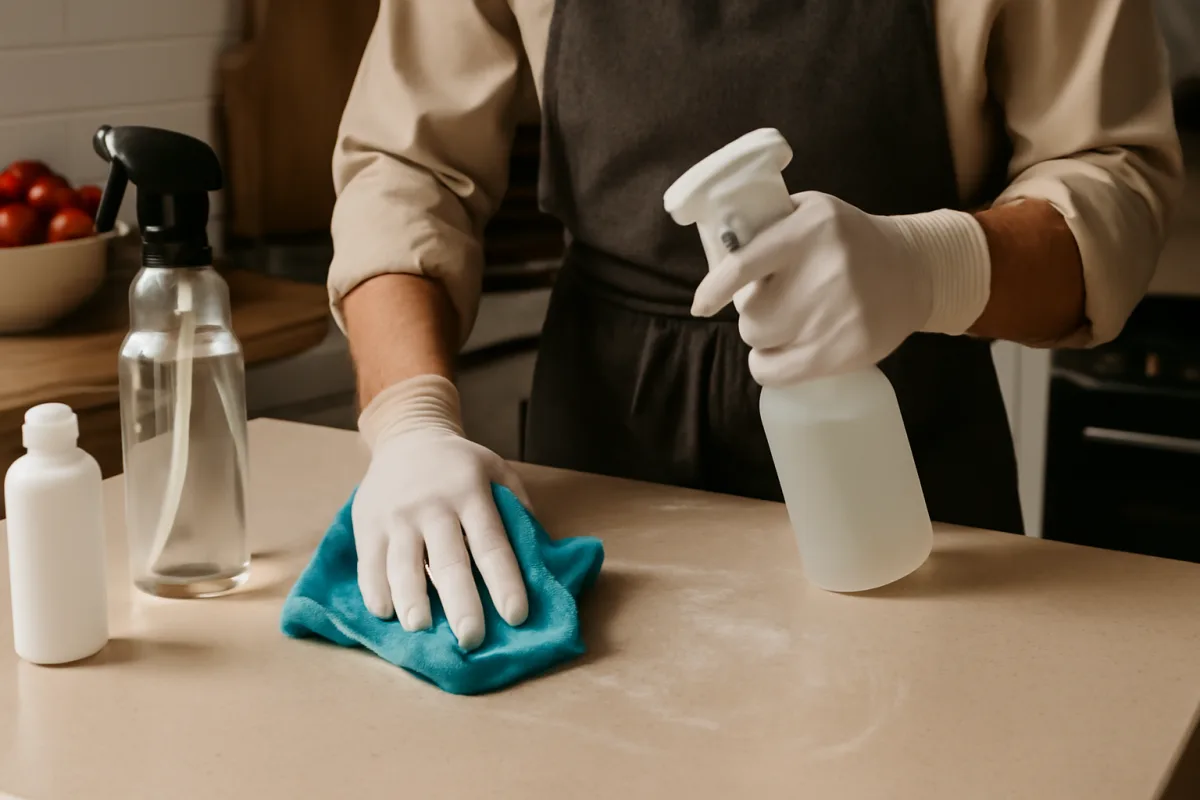 Come detergere a fondo i piani di lavoro in cucina? raccomandazioni degli esperti