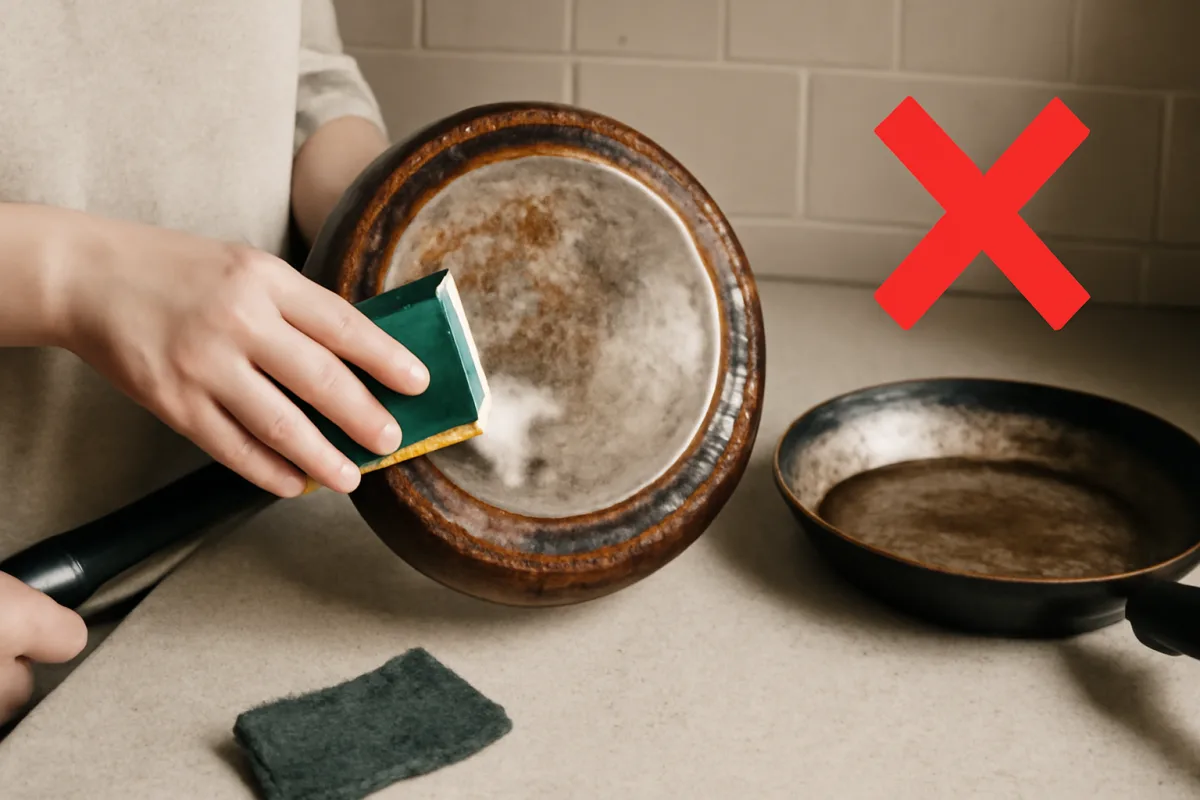 Come pulire efficacemente il fondo delle padelle? errori comuni da non commettere